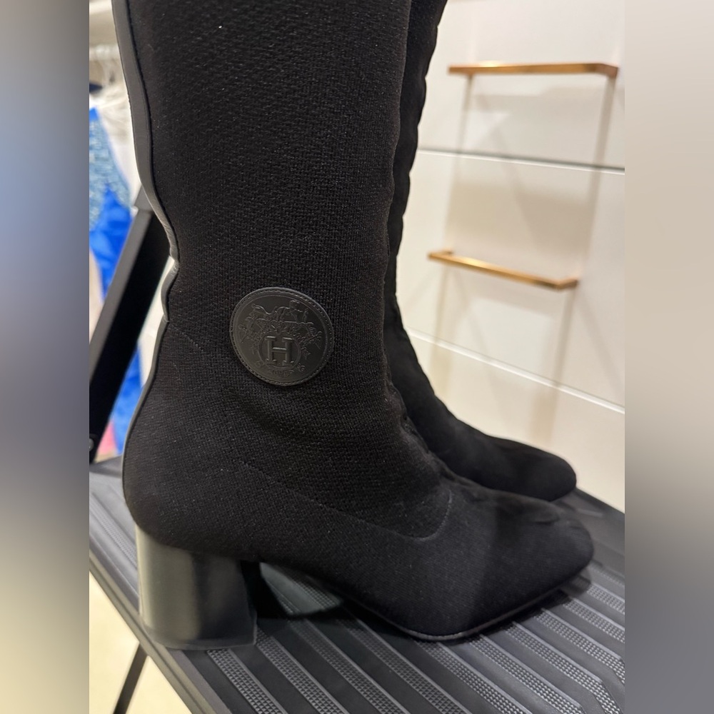 Hermes Fontaine 60 Black Boots excellent condition - Picture 11 of 15